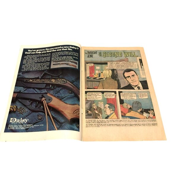 The Twilight Zone No. 68 Vintage Comic Book 1976 Whitman Rod Serling Sci-Fi Adve - Picture 5 of 5